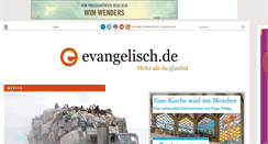 Desktop Screenshot of evangelisch.de