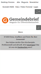 Mobile Screenshot of gemeindebrief.evangelisch.de