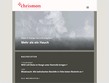 Tablet Screenshot of chrismon.evangelisch.de