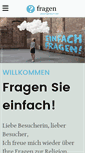 Mobile Screenshot of fragen.evangelisch.de
